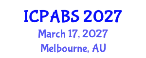 International Conference on Psychological and Behavioural Sciences (ICPABS) March 17, 2027 - Melbourne, Australia