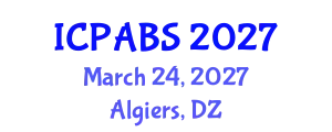 International Conference on Psychological and Behavioural Sciences (ICPABS) March 24, 2027 - Algiers, Algeria