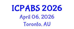 International Conference on Psychological and Behavioural Sciences (ICPABS) April 06, 2026 - Toronto, Australia