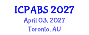 International Conference on Psychological and Behavioural Sciences (ICPABS) April 03, 2027 - Toronto, Australia