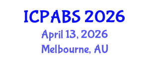 International Conference on Psychological and Behavioural Sciences (ICPABS) April 13, 2026 - Melbourne, Australia