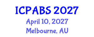 International Conference on Psychological and Behavioural Sciences (ICPABS) April 10, 2027 - Melbourne, Australia