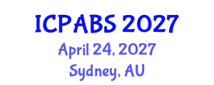 International Conference on Psychological and Behavioural Sciences (ICPABS) April 24, 2027 - Sydney, Australia