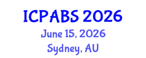 International Conference on Psychological and Behavioural Sciences (ICPABS) June 15, 2026 - Sydney, Australia