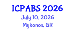 International Conference on Psychological and Behavioural Sciences (ICPABS) July 10, 2026 - Mykonos, Greece