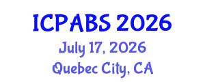 International Conference on Psychological and Behavioural Sciences (ICPABS) July 17, 2026 - Quebec City, Canada