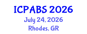 International Conference on Psychological and Behavioural Sciences (ICPABS) July 24, 2026 - Rhodes, Greece