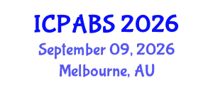 International Conference on Psychological and Behavioural Sciences (ICPABS) September 09, 2026 - Melbourne, Australia