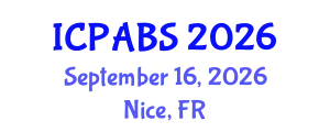 International Conference on Psychological and Behavioural Sciences (ICPABS) September 16, 2026 - Nice, France