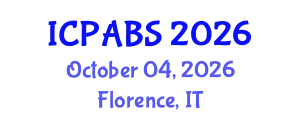 International Conference on Psychological and Behavioural Sciences (ICPABS) October 04, 2026 - Florence, Italy