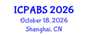 International Conference on Psychological and Behavioural Sciences (ICPABS) October 18, 2026 - Shanghai, China