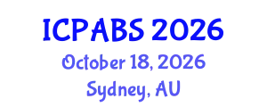 International Conference on Psychological and Behavioural Sciences (ICPABS) October 18, 2026 - Sydney, Australia