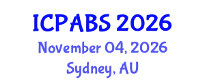 International Conference on Psychological and Behavioural Sciences (ICPABS) November 04, 2026 - Sydney, Australia