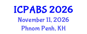 International Conference on Psychological and Behavioural Sciences (ICPABS) November 11, 2026 - Phnom Penh, Cambodia