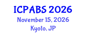 International Conference on Psychological and Behavioural Sciences (ICPABS) November 15, 2026 - Kyoto, Japan