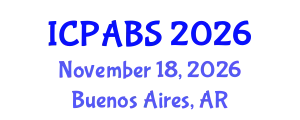 International Conference on Psychological and Behavioural Sciences (ICPABS) November 18, 2026 - Buenos Aires, Argentina