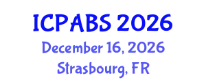 International Conference on Psychological and Behavioural Sciences (ICPABS) December 16, 2026 - Strasbourg, France