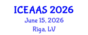 International Conference on Economic and Administrative Sciences (ICEAAS) June 15, 2026 - Riga, Latvia