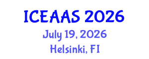 International Conference on Economic and Administrative Sciences (ICEAAS) July 19, 2026 - Helsinki, Finland