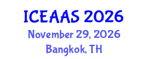 International Conference on Economic and Administrative Sciences (ICEAAS) November 29, 2026 - Bangkok, Thailand