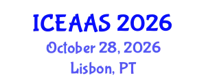 International Conference on Economic and Administrative Sciences (ICEAAS) October 28, 2026 - Lisbon, Portugal