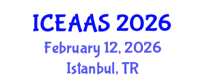 International Conference on Economic and Administrative Sciences (ICEAAS) February 12, 2026 - Istanbul, Turkey