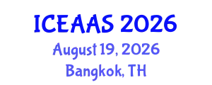 International Conference on Economic and Administrative Sciences (ICEAAS) August 19, 2026 - Bangkok, Thailand