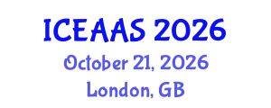 International Conference on Economic and Administrative Sciences (ICEAAS) October 21, 2026 - London, United Kingdom
