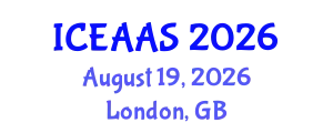 International Conference on Economic and Administrative Sciences (ICEAAS) August 19, 2026 - London, United Kingdom