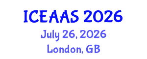 International Conference on Economic and Administrative Sciences (ICEAAS) July 26, 2026 - London, United Kingdom
