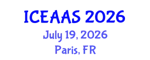 International Conference on Economic and Administrative Sciences (ICEAAS) July 19, 2026 - Paris, France