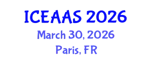 International Conference on Economic and Administrative Sciences (ICEAAS) March 30, 2026 - Paris, France