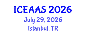 International Conference on Economic and Administrative Sciences (ICEAAS) July 29, 2026 - Istanbul, Turkey
