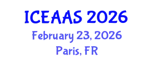 International Conference on Economic and Administrative Sciences (ICEAAS) February 23, 2026 - Paris, France