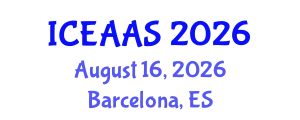 International Conference on Economic and Administrative Sciences (ICEAAS) August 16, 2026 - Barcelona, Spain