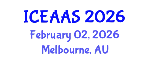 International Conference on Economic and Administrative Sciences (ICEAAS) February 02, 2026 - Melbourne, Australia