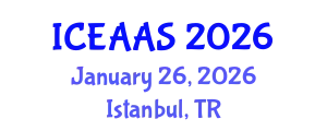 International Conference on Economic and Administrative Sciences (ICEAAS) January 26, 2026 - Istanbul, Turkey