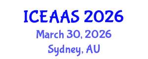 International Conference on Economic and Administrative Sciences (ICEAAS) March 30, 2026 - Sydney, Australia