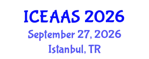 International Conference on Economic and Administrative Sciences (ICEAAS) September 27, 2026 - Istanbul, Turkey