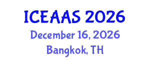 International Conference on Economic and Administrative Sciences (ICEAAS) December 16, 2026 - Bangkok, Thailand