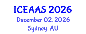 International Conference on Economic and Administrative Sciences (ICEAAS) December 02, 2026 - Sydney, Australia