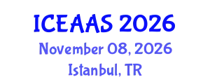 International Conference on Economic and Administrative Sciences (ICEAAS) November 08, 2026 - Istanbul, Turkey
