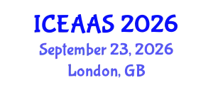 International Conference on Economic and Administrative Sciences (ICEAAS) September 23, 2026 - London, United Kingdom