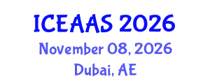 International Conference on Economic and Administrative Sciences (ICEAAS) November 08, 2026 - Dubai, United Arab Emirates