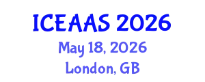 International Conference on Economic and Administrative Sciences (ICEAAS) May 18, 2026 - London, United Kingdom