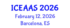 International Conference on Economic and Administrative Sciences (ICEAAS) February 12, 2026 - Barcelona, Spain