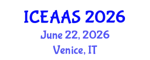 International Conference on Economic and Administrative Sciences (ICEAAS) June 22, 2026 - Venice, Italy