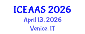 International Conference on Economic and Administrative Sciences (ICEAAS) April 13, 2026 - Venice, Italy