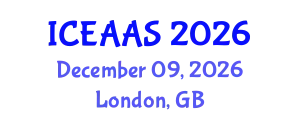 International Conference on Economic and Administrative Sciences (ICEAAS) December 09, 2026 - London, United Kingdom
