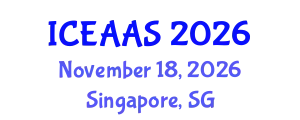 International Conference on Economic and Administrative Sciences (ICEAAS) November 18, 2026 - Singapore, Singapore